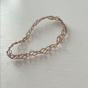 Brown Stretchy Choker Necklace